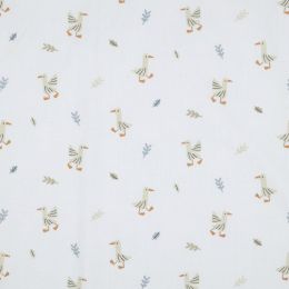Popelín GOTS Patitos Minimal