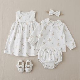 Popelín GOTS Patitos Minimal 2