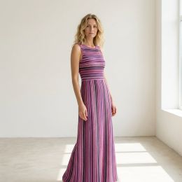 Crochet Rayas Fucsia 2