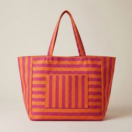 Sarga Gijón Rayas Naranja y Fucsia 2