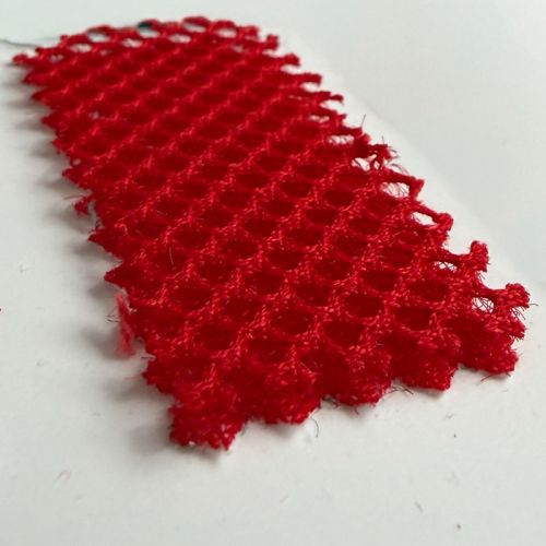 Tejido Mesh 3D Rojo 1