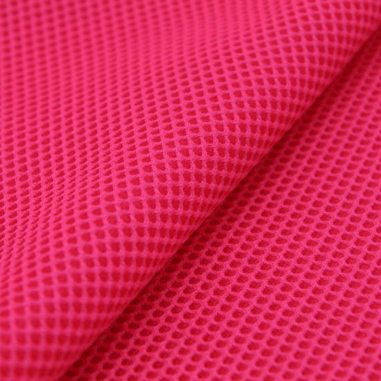 Tejido Mesh 3D Rosa Flúor