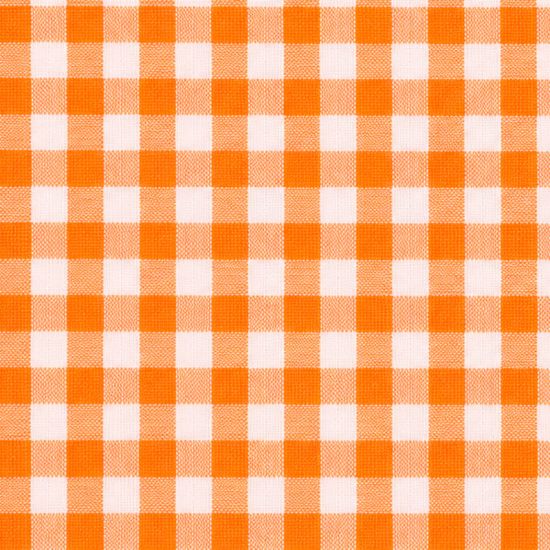 Tela Vichy Colegial Naranja