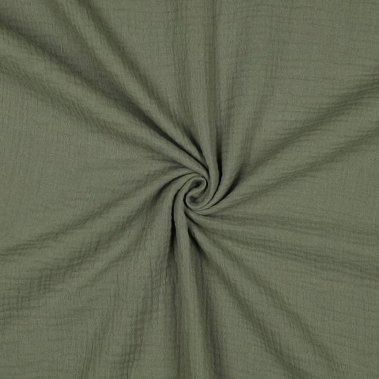 Doble Gasa Bambula Verde Oliva 1