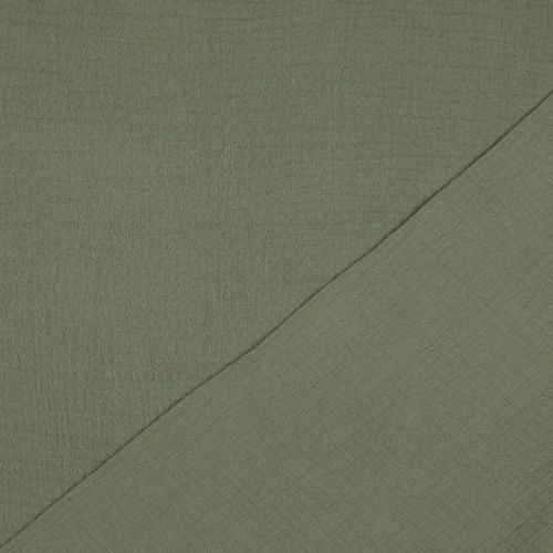 Doble Gasa Bambula Verde Oliva