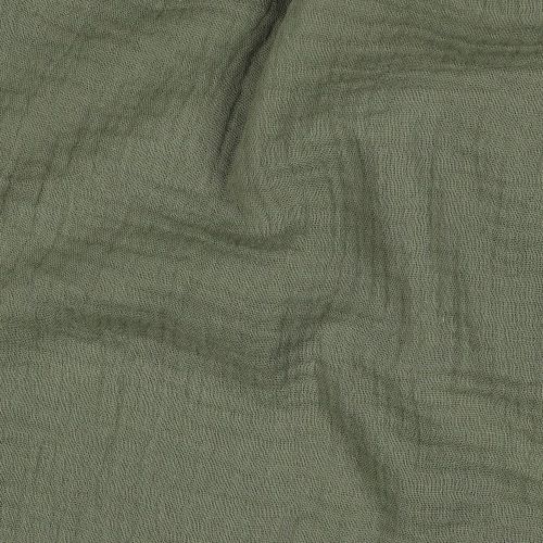 Doble Gasa Bambula Verde Oliva 2