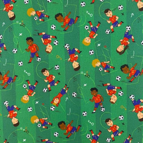 Popelín Infantil Pasión Futbolera La Roja.