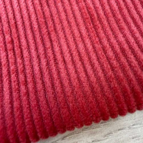 Pana de Algodón Elástica 10W Coral Oscuro