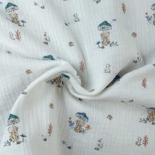 Doble Gasa Infantil Ninfa Azul