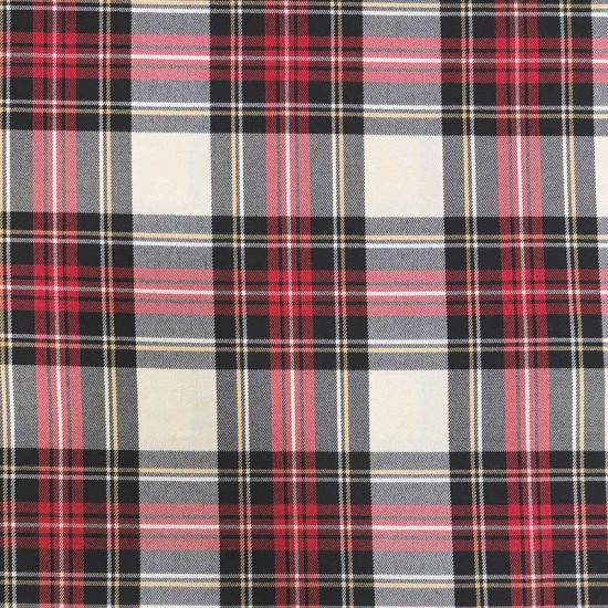 Sarga Tartán Inverness Rojo y Crudo