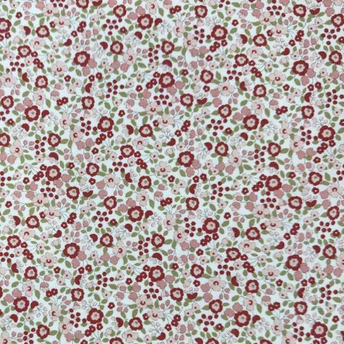 Viyela Mini Floral Teverga Granate