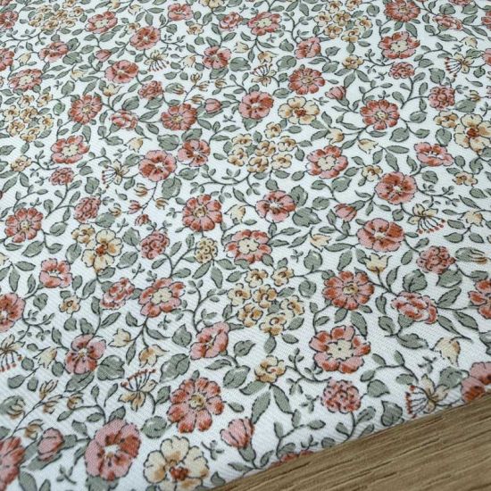 Viyela Floral Tazones Teja 1