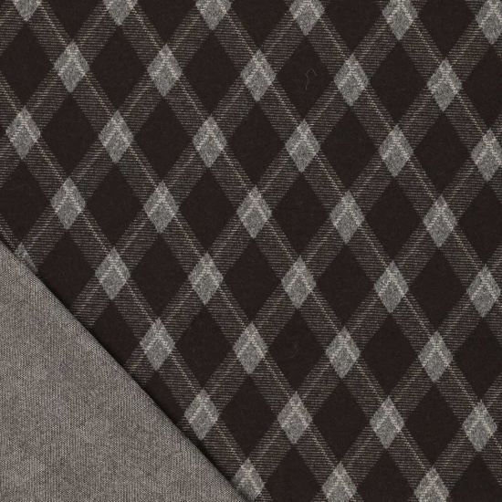Punto Jacquard Rombos Argyle Marrón