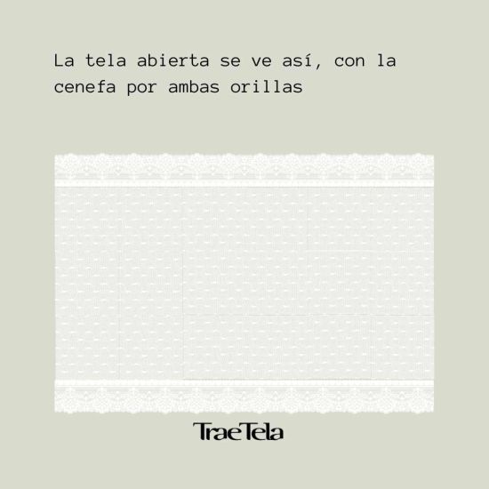 Tul Cenefas Bordadas  55