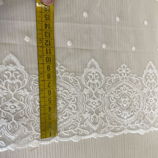 Tul Isabella Cenefas Bordadas Blanco 1