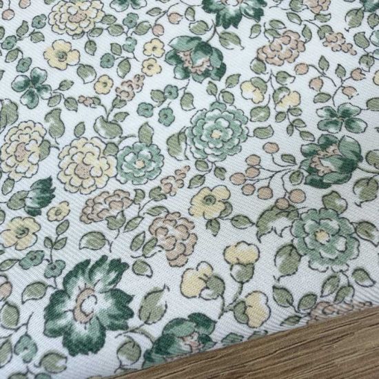 Viyela Floral Busta Verde 1
