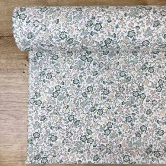 Viyela Floral Busta Verde 2