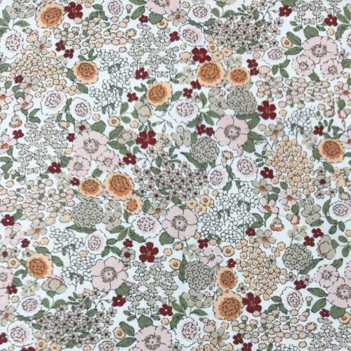 Viyela Floral Luarca Rosa