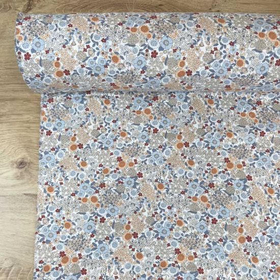 Viyela Floral Luarca Azul 3