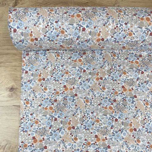 Viyela Floral Luarca Azul 3