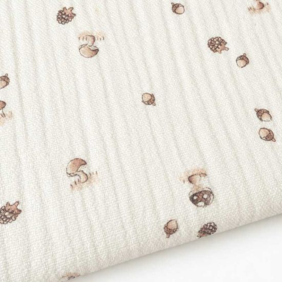 Doble Gasa Mini Setas Brown | Traetela