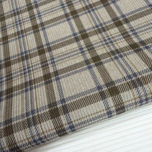 Pana Fina de Cuadros Aínsa Beige Marrón y Azul 1