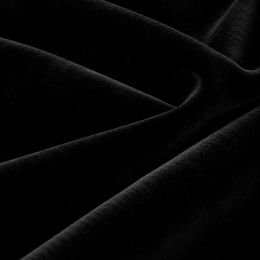 Terciopelo de Algodón Lovéa Negro