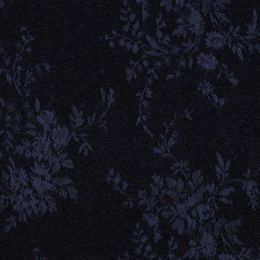 Terciopelo Jacquard Denim Flores