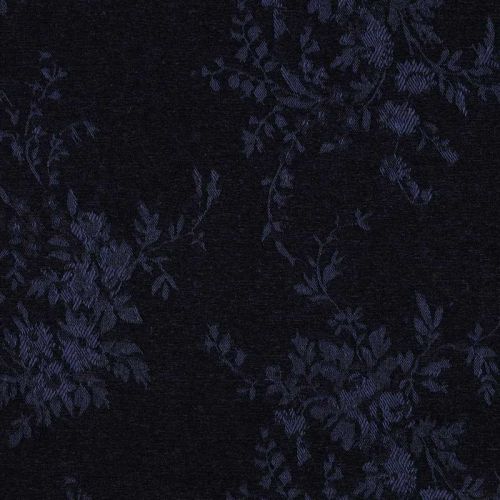 Terciopelo Jacquard Denim Flores