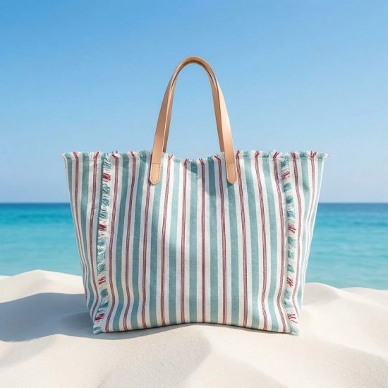 Loneta Raya Capri Azul. 1