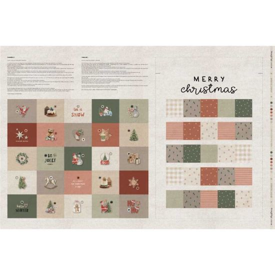 Panel Calendario de Adviento Merry Christmas – Navidad