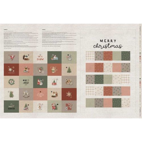 Panel Calendario de Adviento Merry Christmas – Navidad