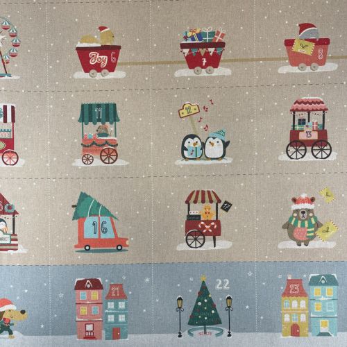 Panel Calendario de Adviento Santa – Pueblo Navideño 2
