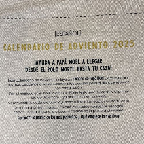 Panel Calendario de Adviento Santa – Pueblo Navideño 3