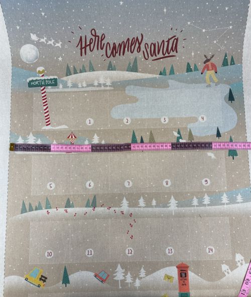 Panel Calendario de Adviento Santa – Pueblo Navideño 4