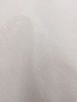 Entretela adhesiva una cara algodón blanca. Ancho 80 cm - 1 2