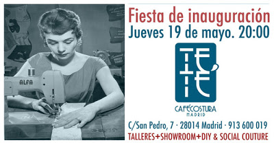 APRENDER A COSER EN UNA CAFETERÍA…