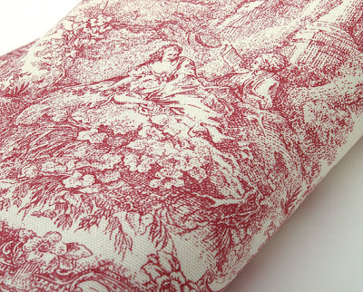 TOILE DE JOUY COLOR FRAMBUESA