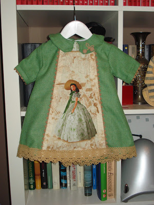 VESTIDO TELA TOILE DE JOUY SCARLETT O´HARA