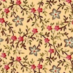 TELA «JAUNE CIRCLES VINES»