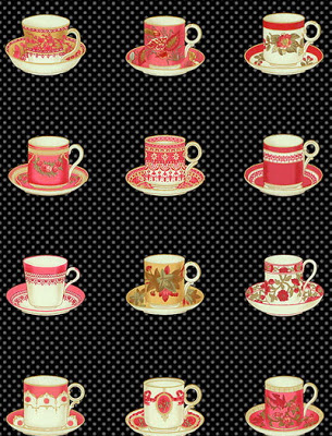 DISPONIBLE DE NUEVO LA TELA DE TAZAS