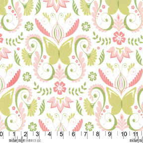 TELA BLOOM BUTTERFLY DAMASK