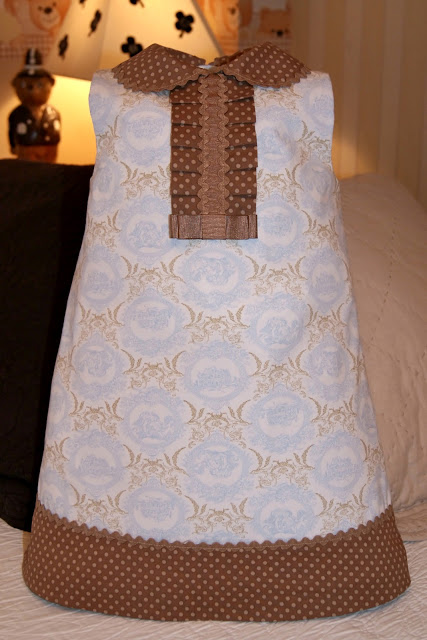 Nº 50: MODELO «TOILE DE JOUY CELESTE CON CAMEL» CONCURSO «EL MODELAZO DEL VERANO 2012