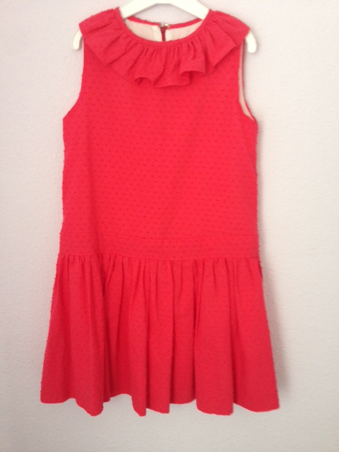 Nº 62 CONCURSO EL MODELAZO DEL VERANO 2016: PLUMETI CORAL CON VOLANTE Y LACITO